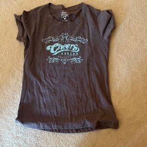 Cheers Boston authentic Tee with Blue Graphic